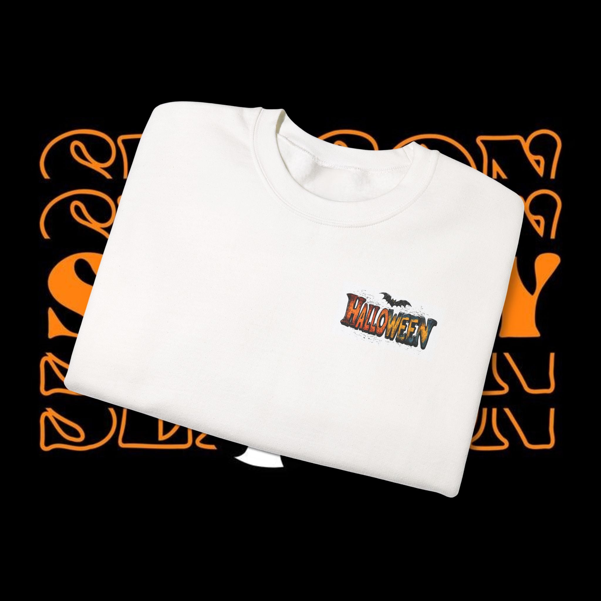 Halloween Pumpkin Graphic Sweatshirt, Cozy Fall Gift, Unisex Crewneck, Autumn Vibes, Spooky Season Apparel | WorldMarketCo