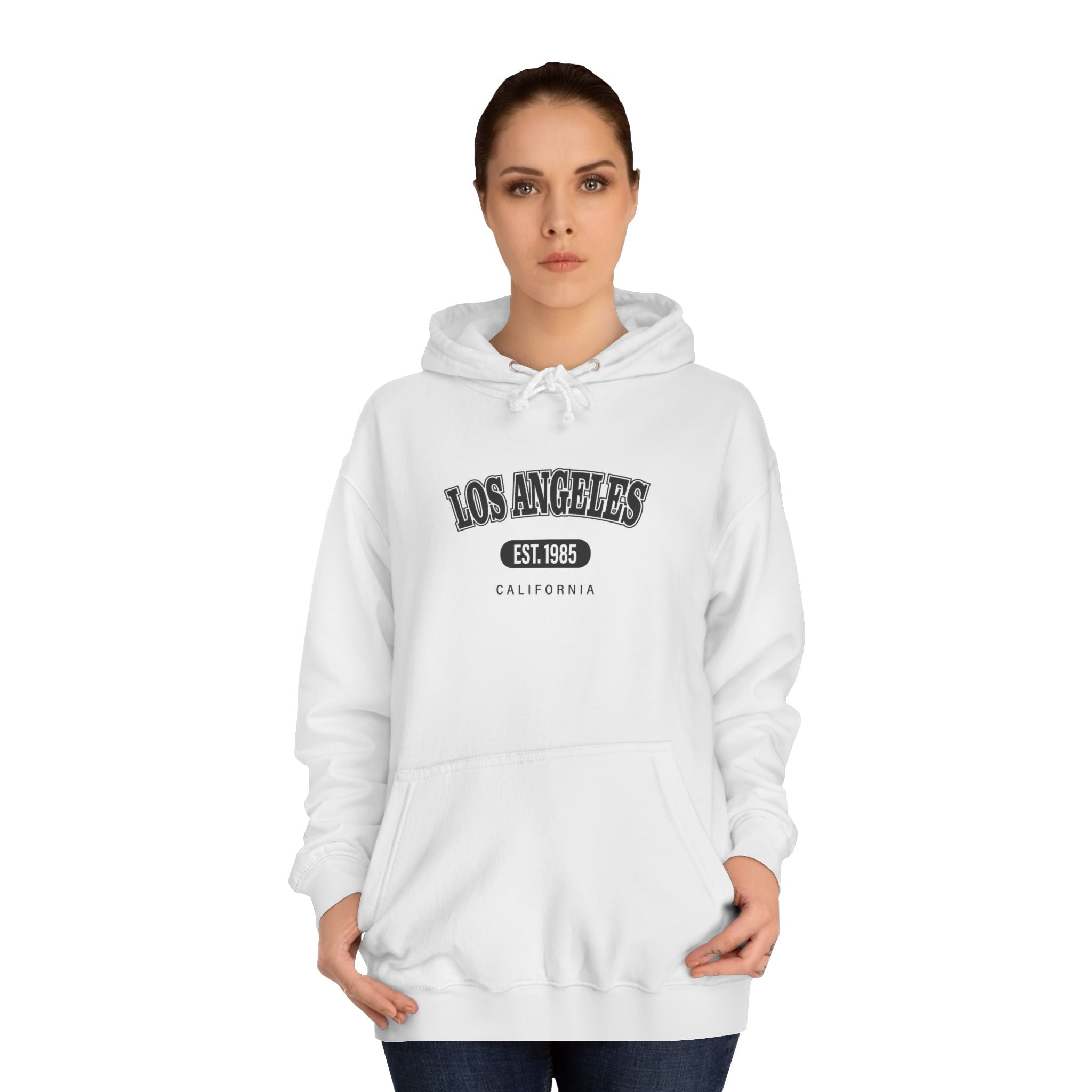 LA Vintage College Hoodie | Unisex Sweatshirt | Retro Graphic Hoodie | Gift for Car Enthusiasts | California Style | Unisex Apparel | WorldMarketCo