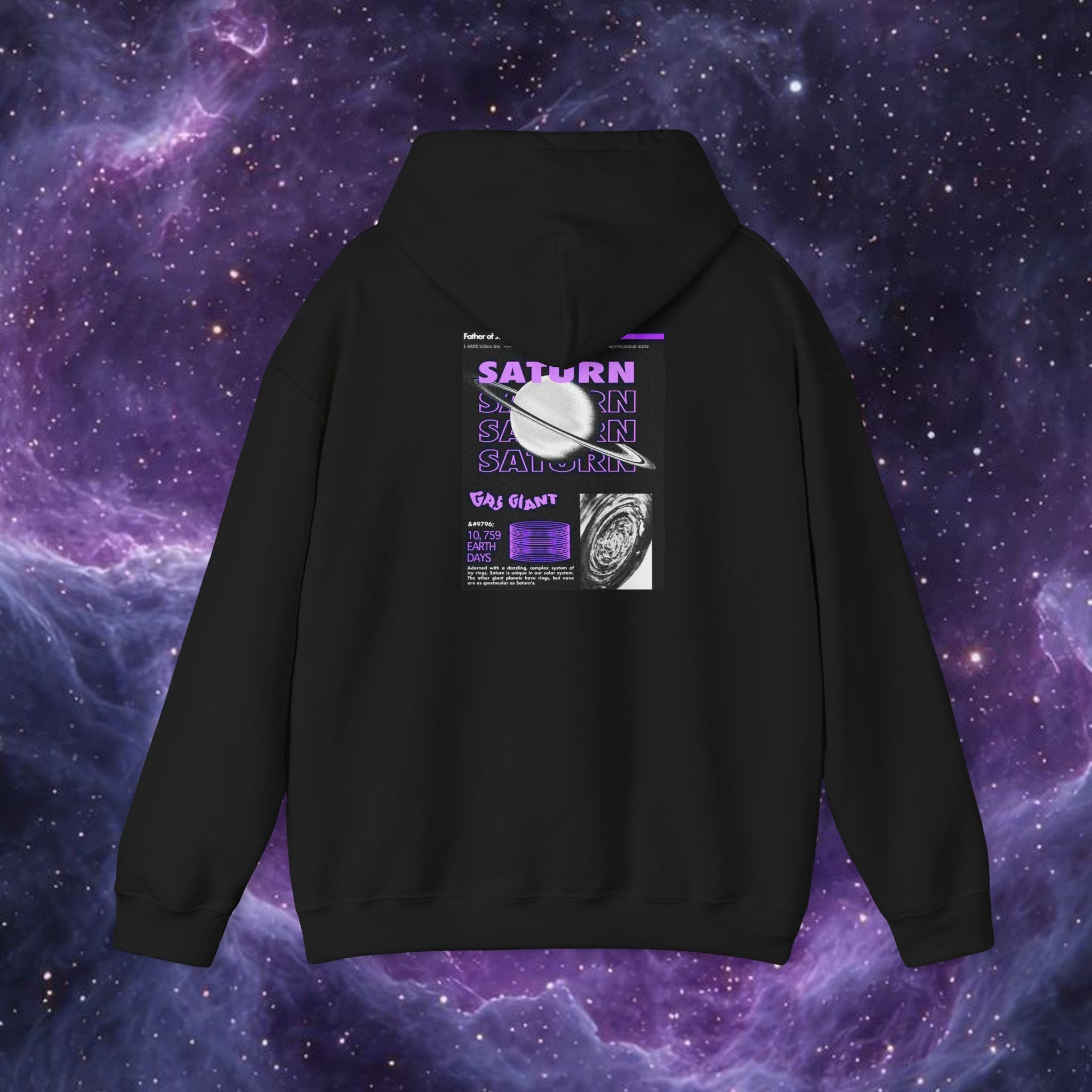 Cosmic Saturn Sweatshirt - Space Lover Gift, Unisex Hoodie for Astronomy Fans, Galaxy Aesthetic Apparel, Stargazing Outfit, Celestial | WorldMarketCo