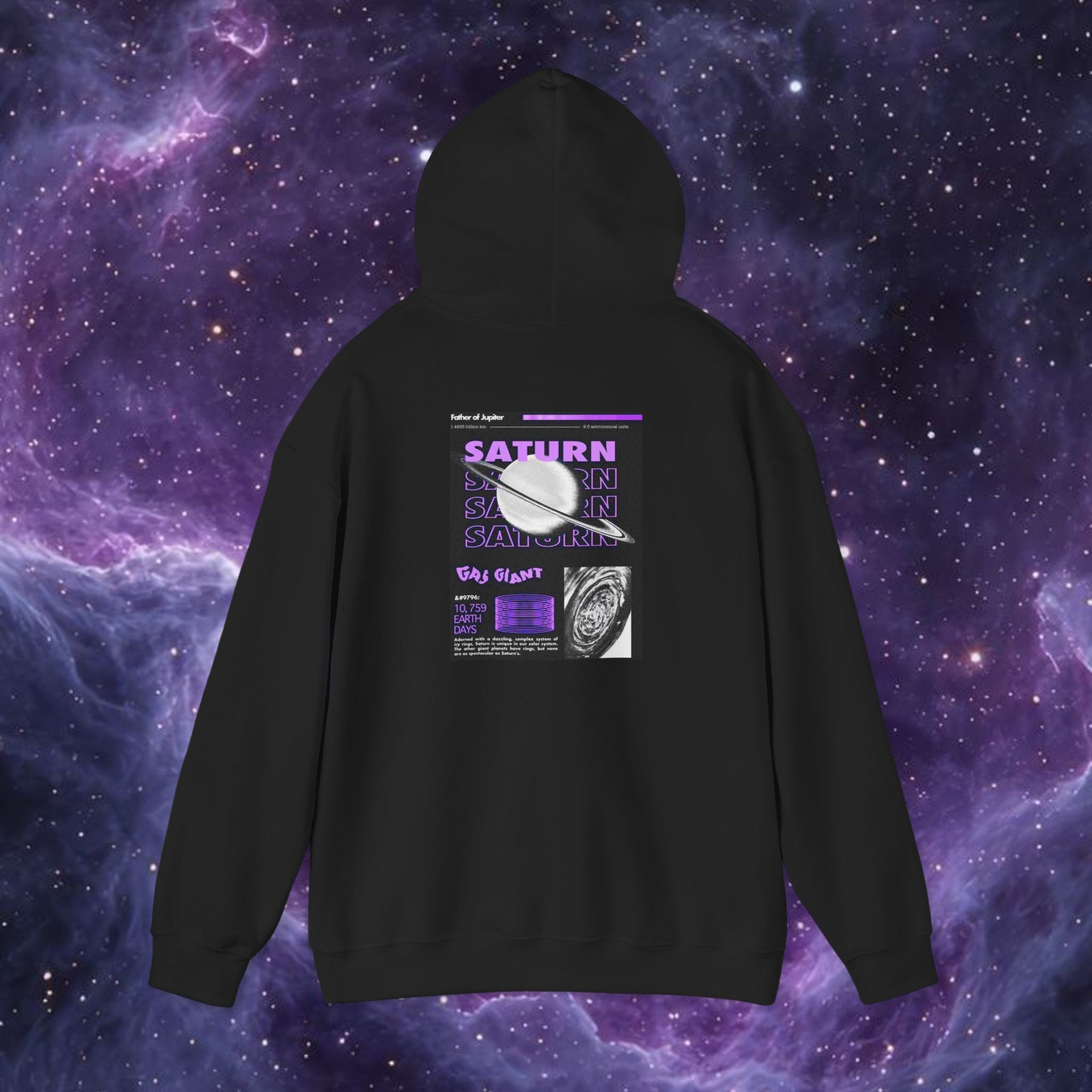 Cosmic Saturn Sweatshirt - Space Lover Gift, Unisex Hoodie for Astronomy Fans, Galaxy Aesthetic Apparel, Stargazing Outfit, Celestial | WorldMarketCo