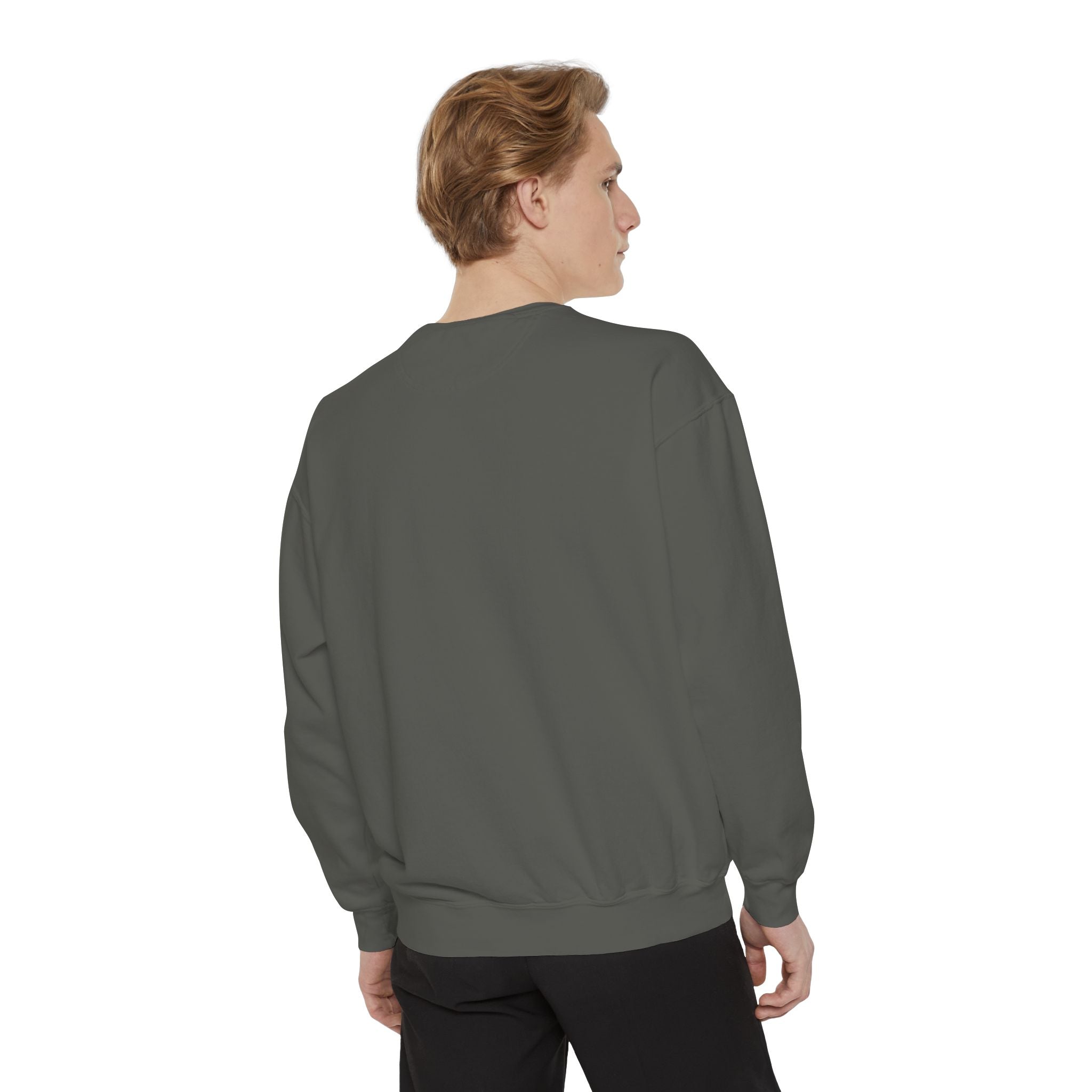 Garment-Dyed Mushroom Sweatshirt - Cozy Unisex Pullover, Nature Lovers Gift, Fall Fashion, Mushroom Decor, Eco-Friendly Style
