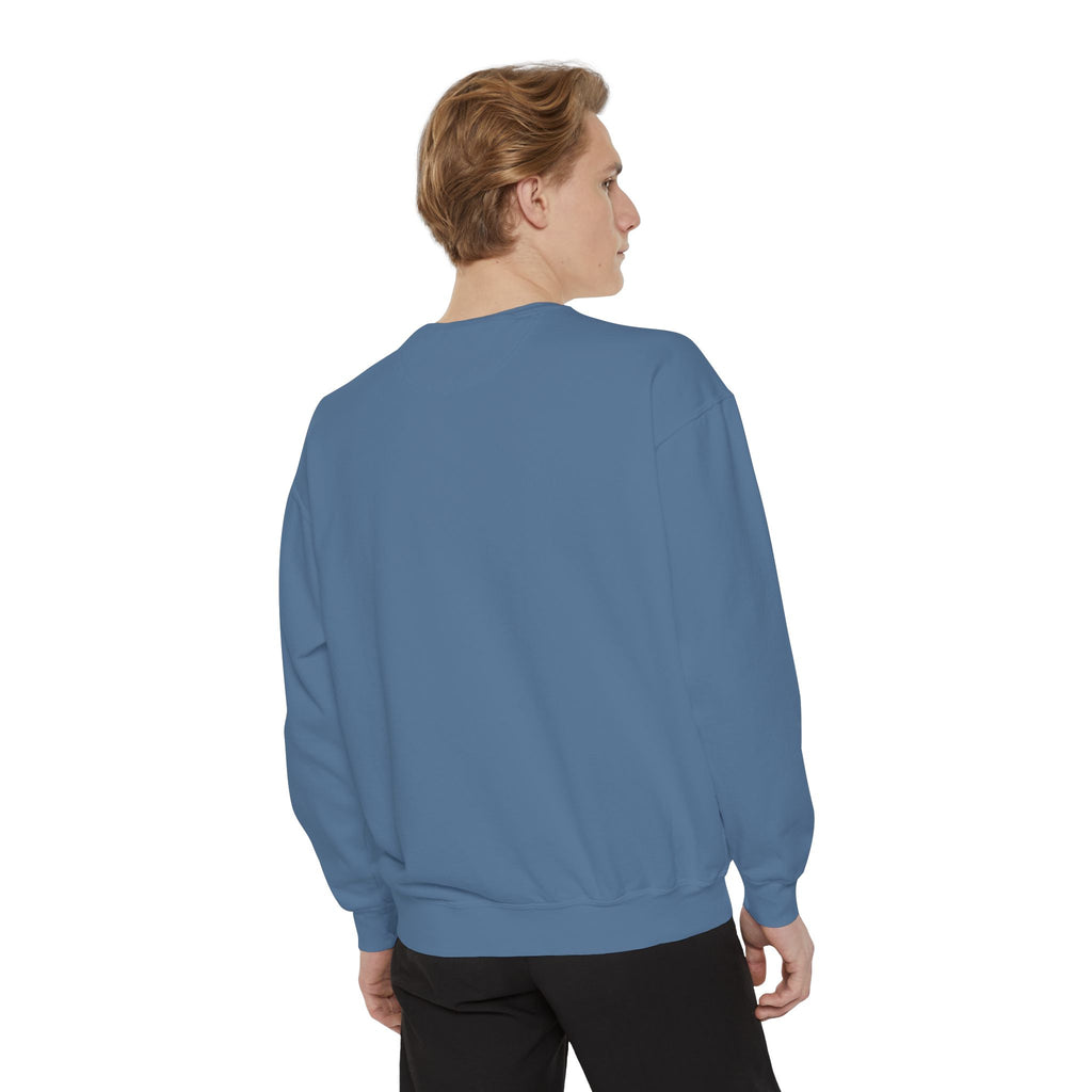 Garment-Dyed Mushroom Sweatshirt - Cozy Unisex Pullover, Nature Lovers Gift, Fall Fashion, Mushroom Decor, Eco-Friendly Style