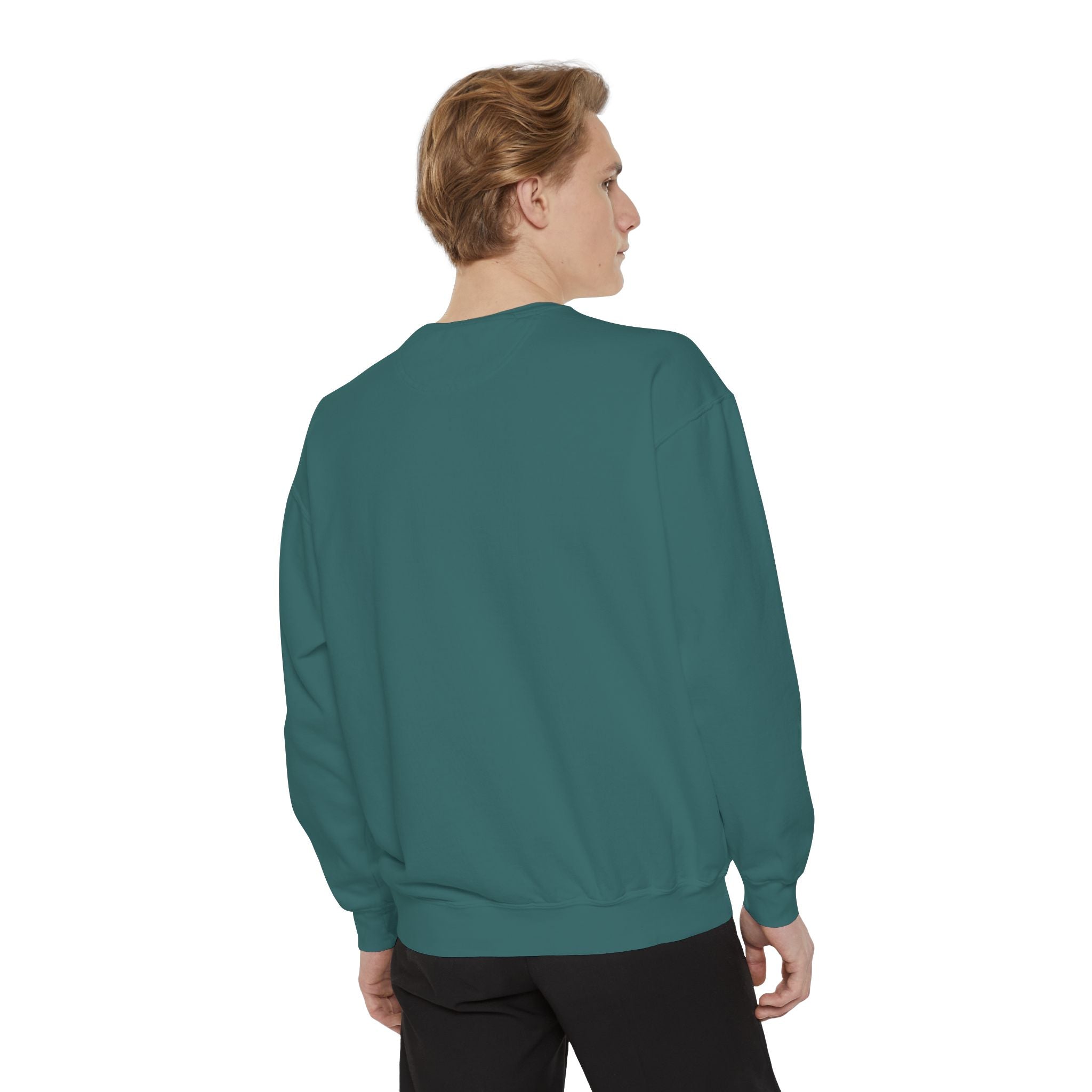 Garment-Dyed Mushroom Sweatshirt - Cozy Unisex Pullover, Nature Lovers Gift, Fall Fashion, Mushroom Decor, Eco-Friendly Style