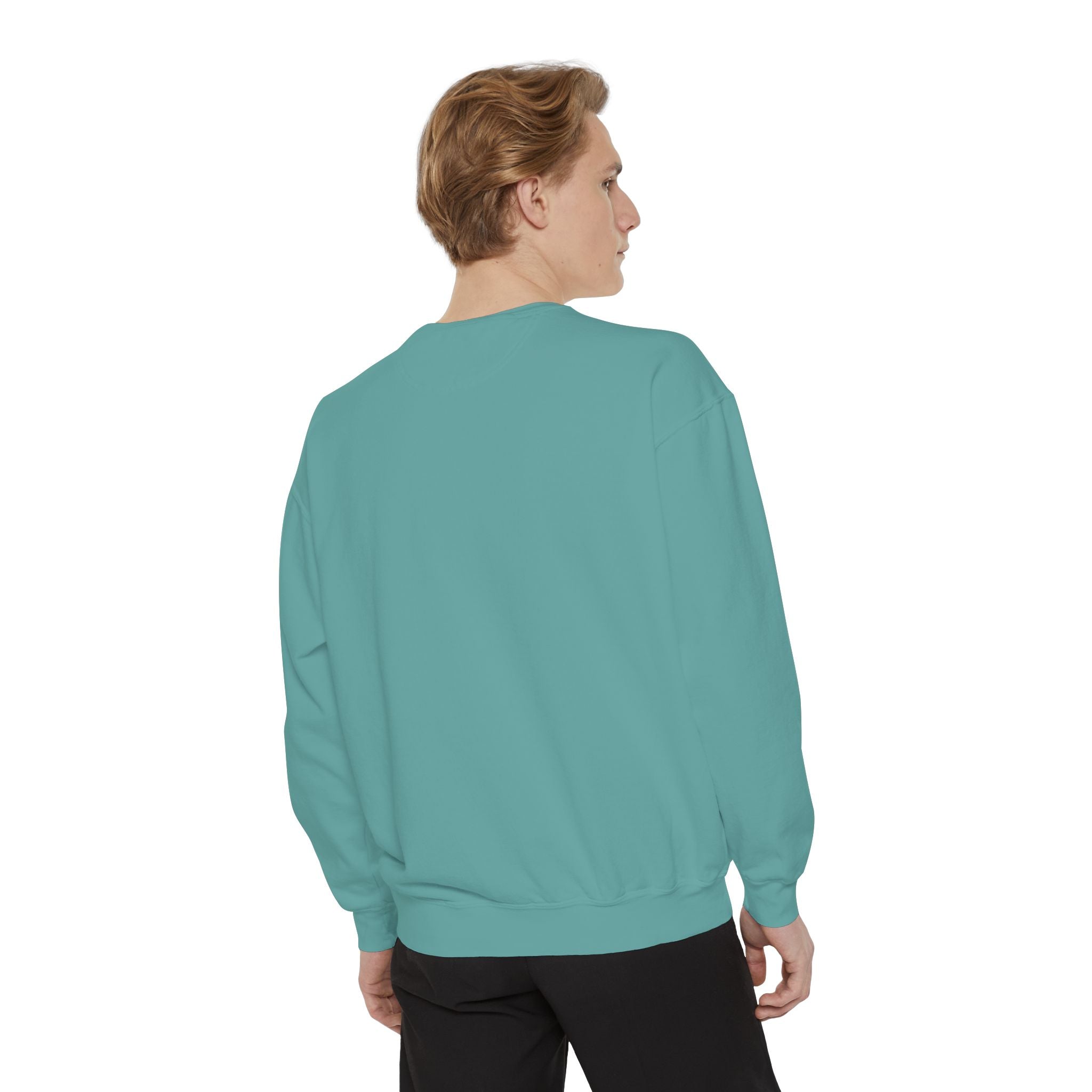 Garment-Dyed Mushroom Sweatshirt - Cozy Unisex Pullover, Nature Lovers Gift, Fall Fashion, Mushroom Decor, Eco-Friendly Style