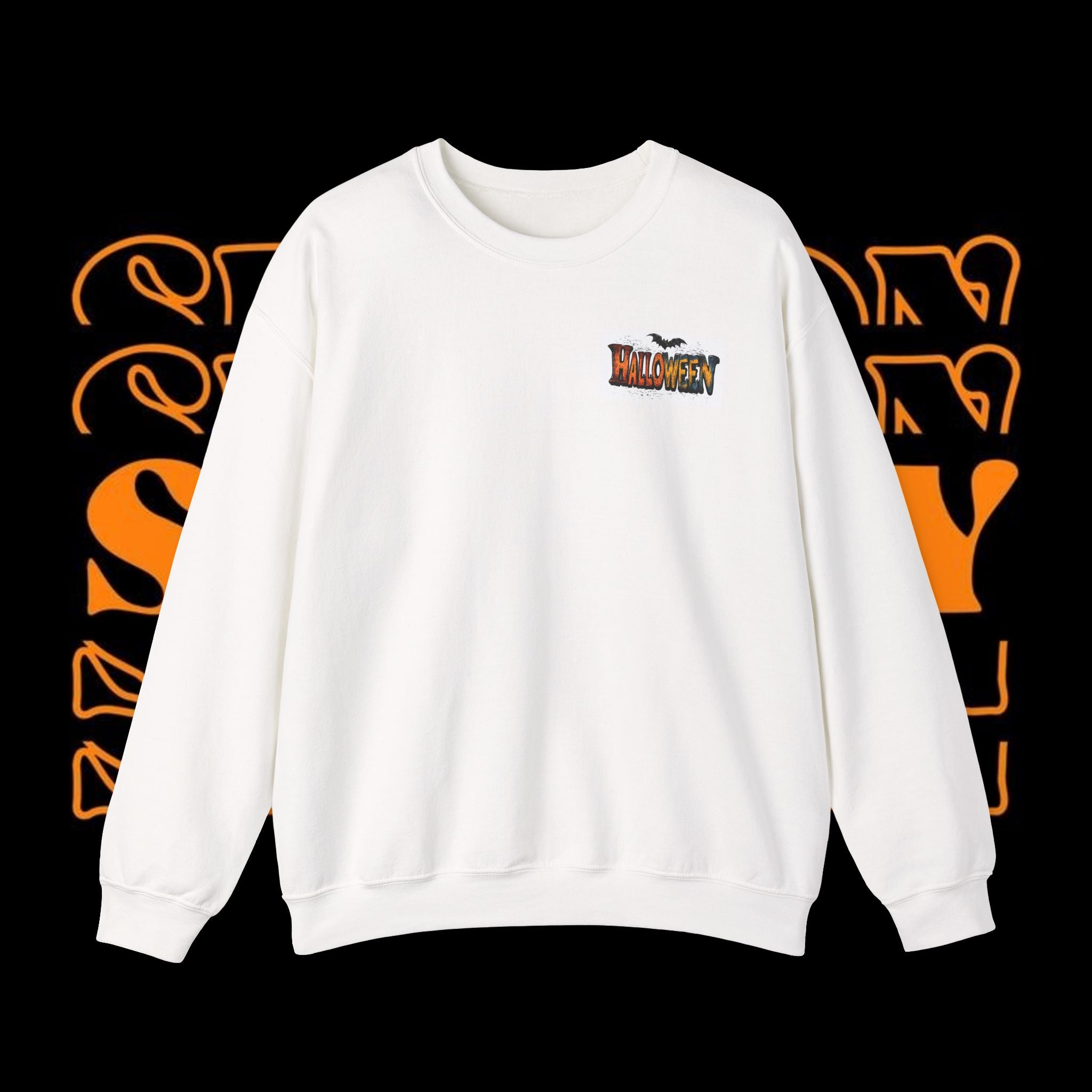 Halloween Pumpkin Graphic Sweatshirt, Cozy Fall Gift, Unisex Crewneck, Autumn Vibes, Spooky Season Apparel | WorldMarketCo