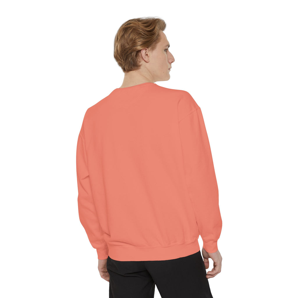 Garment-Dyed Mushroom Sweatshirt - Cozy Unisex Pullover, Nature Lovers Gift, Fall Fashion, Mushroom Decor, Eco-Friendly Style